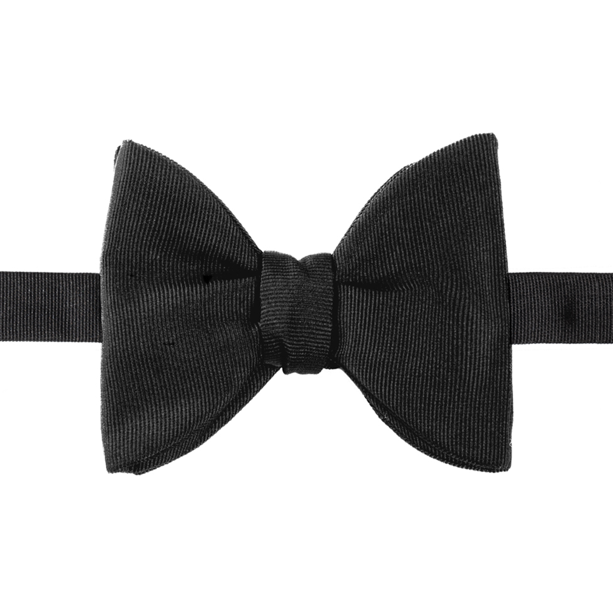 Black Grosgrain LKarge Classic Bow Tie la Bowtique