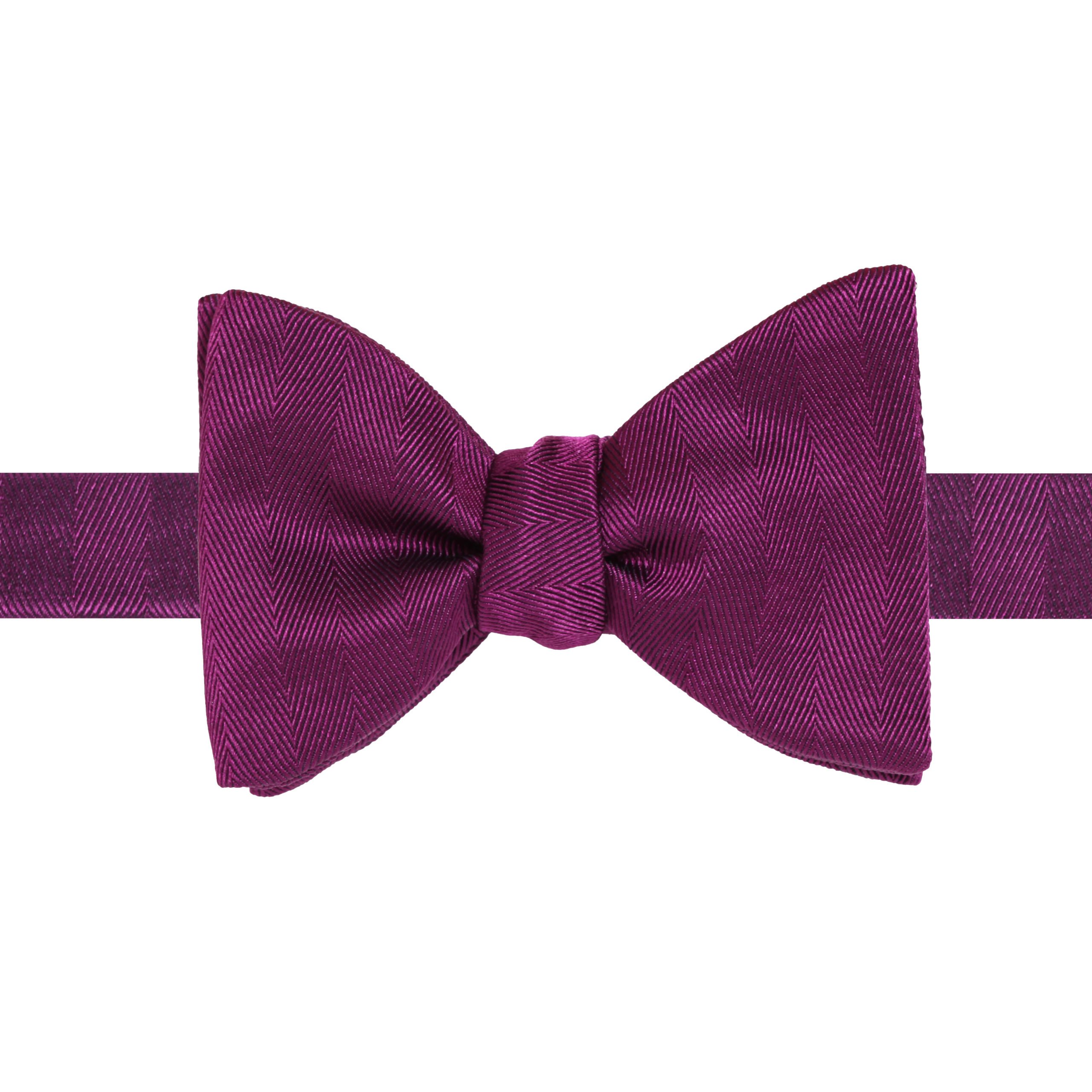 Medium Velvet Bowtie with Twisted Warp and Whimsy Tails Black