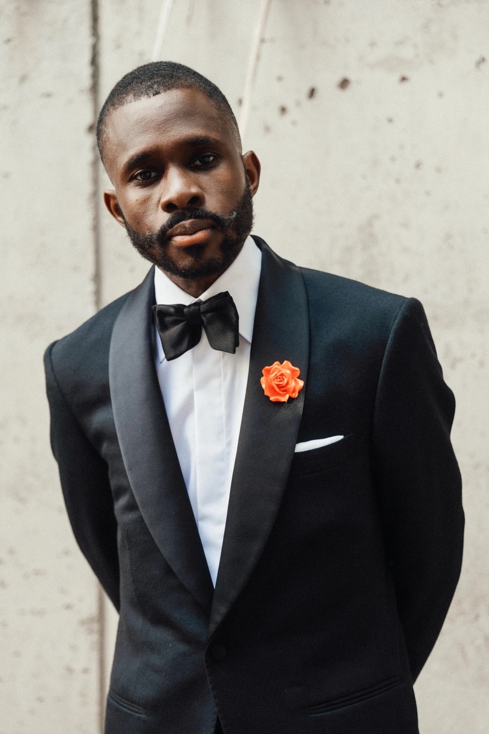 Shawl collar dinner jacket for black tie