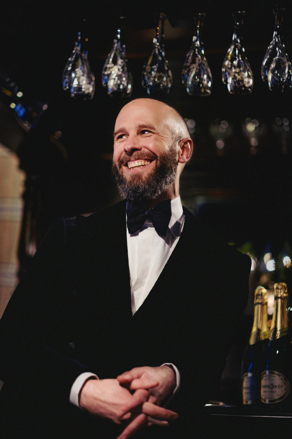 Simon Crompton wearing la Bowtique bow tie