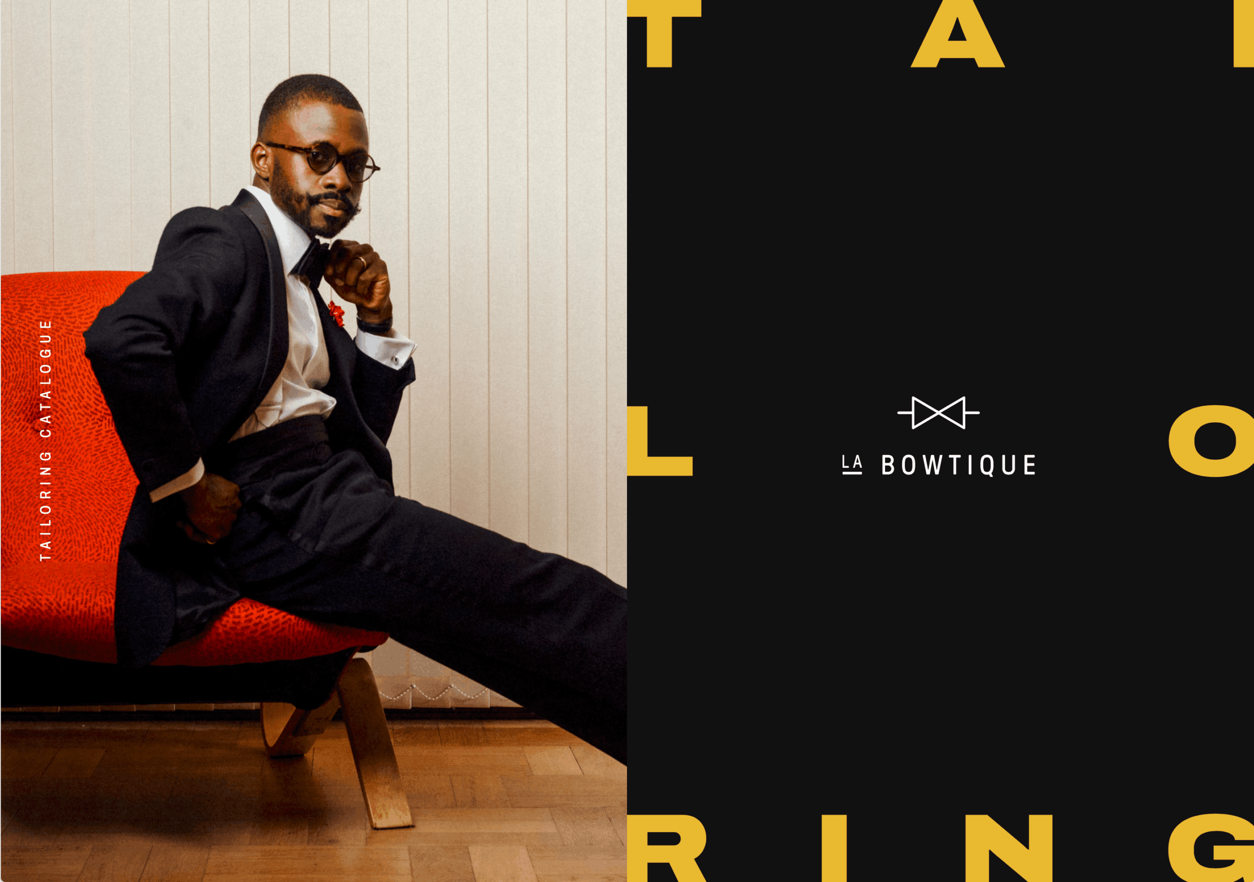 la bowtique tailoring catalogue - front cover
